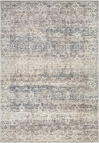 Miniatura 3 de Bloom Rugs Alfombra Caria lavable, antideslizante, de 3.9 x 5.9 ft, color beige y marrón, verde azulado, para sala de estar, dormitorio, comedor y