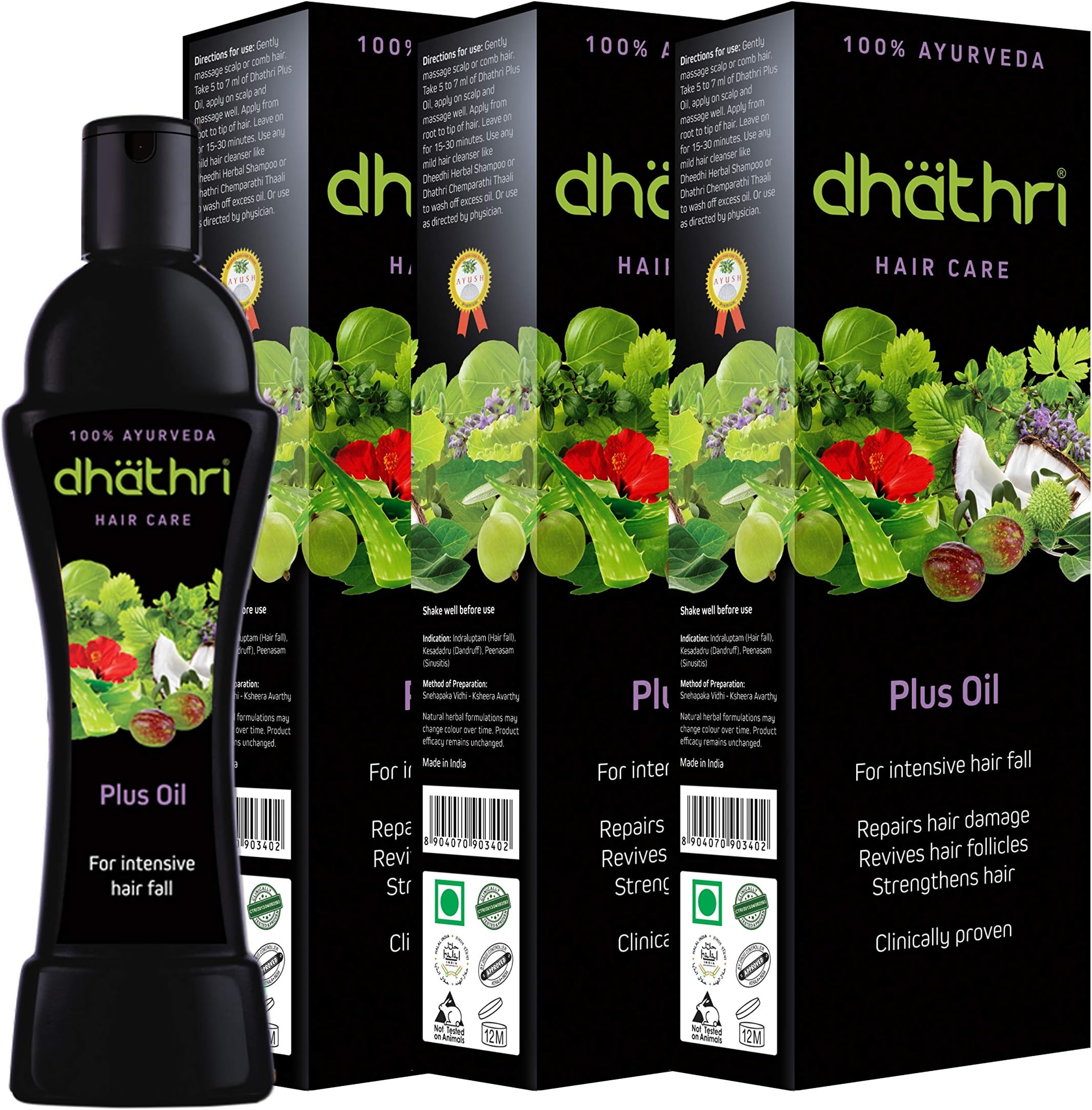 Plus Oil - 100ml (Pack of 3)