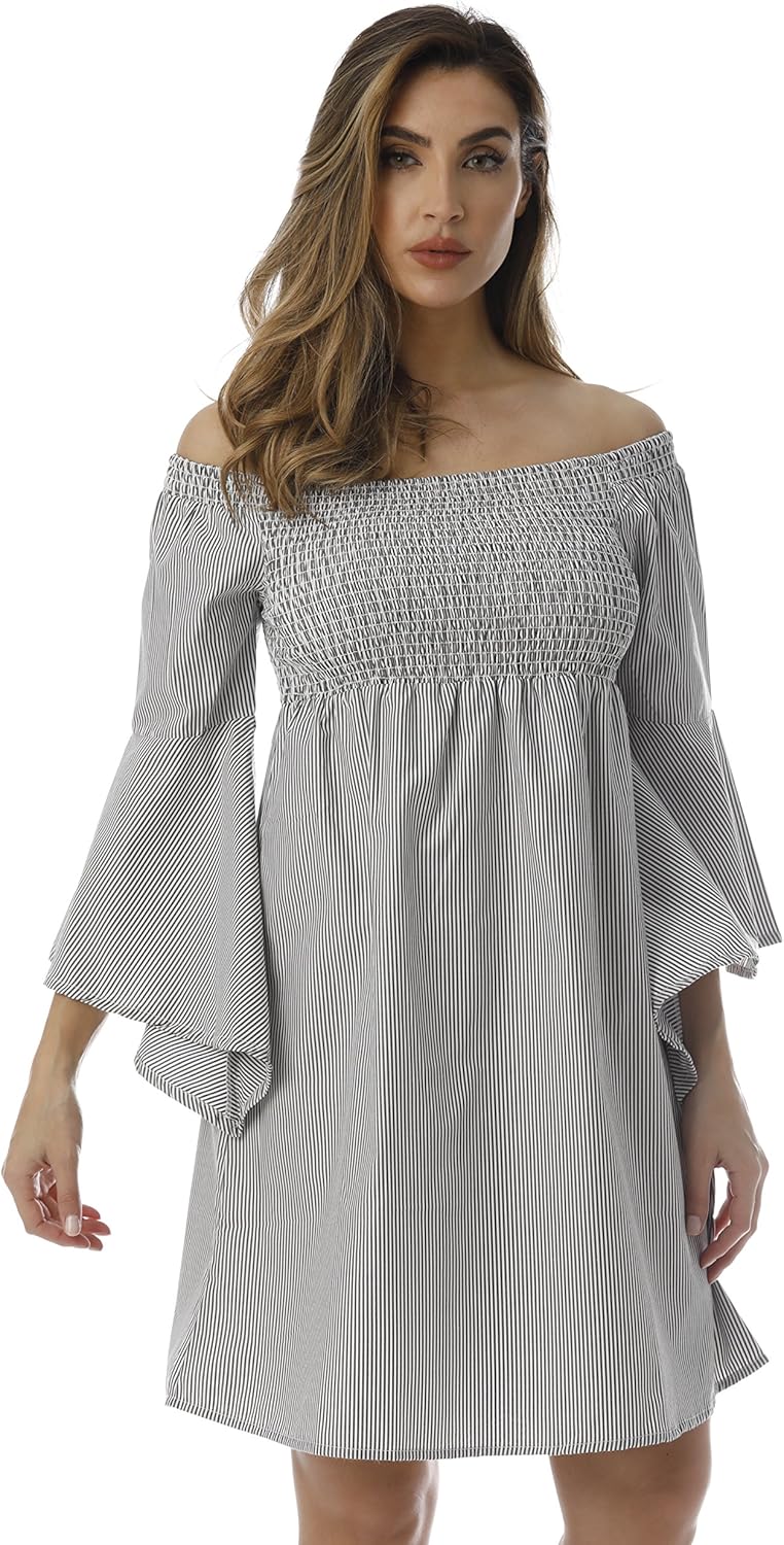 Bell sleeve summer dress Clearance