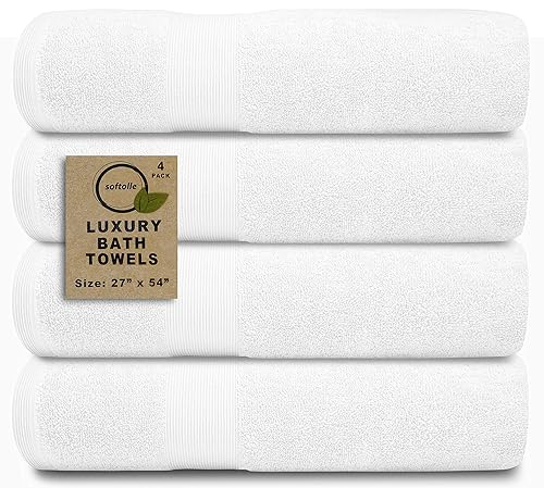 Softolle 100% Cotton Luxury Bath Towels - 600 GSM Cotton