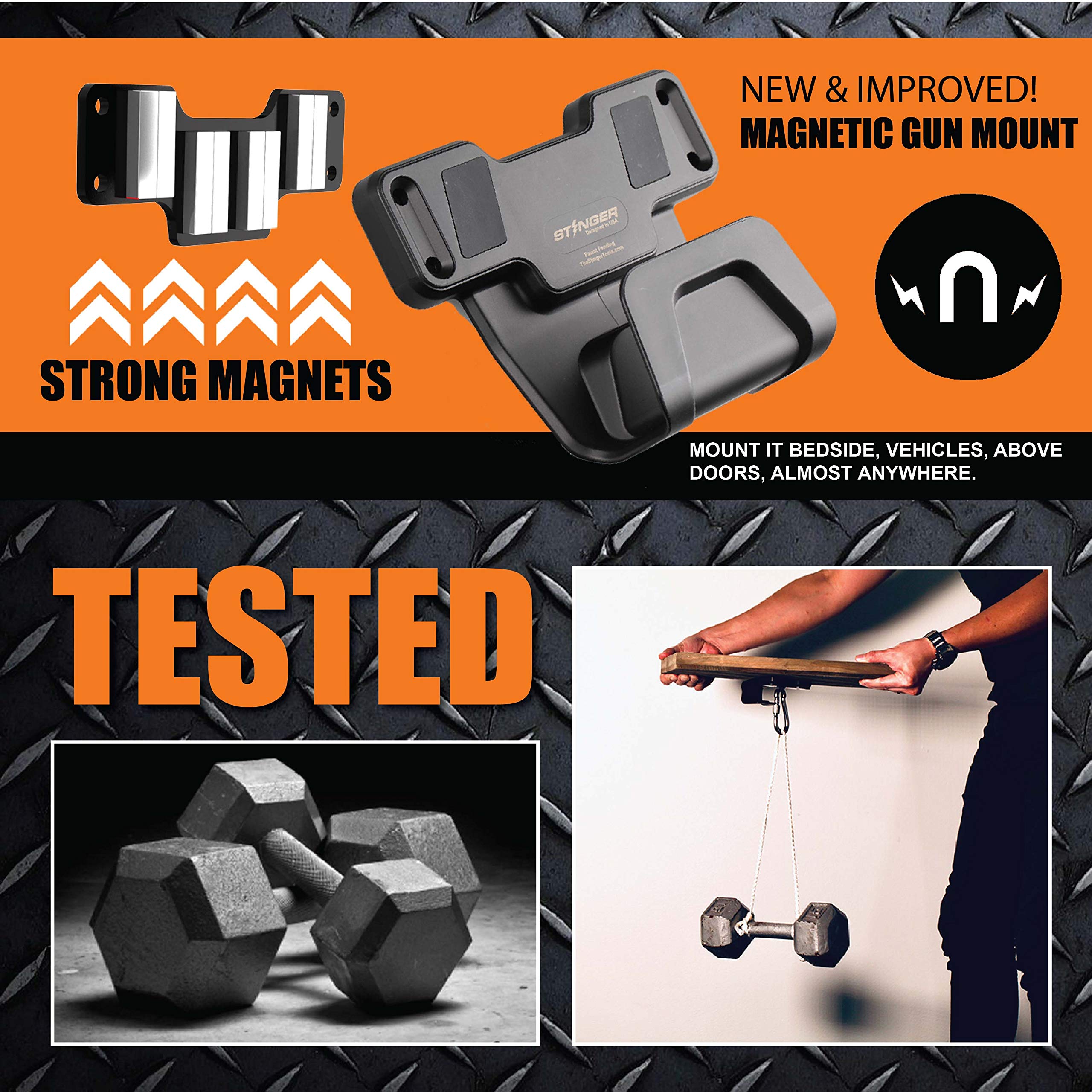 STINGER Gun for Vehicle, Trigger Guard Protection, Gun