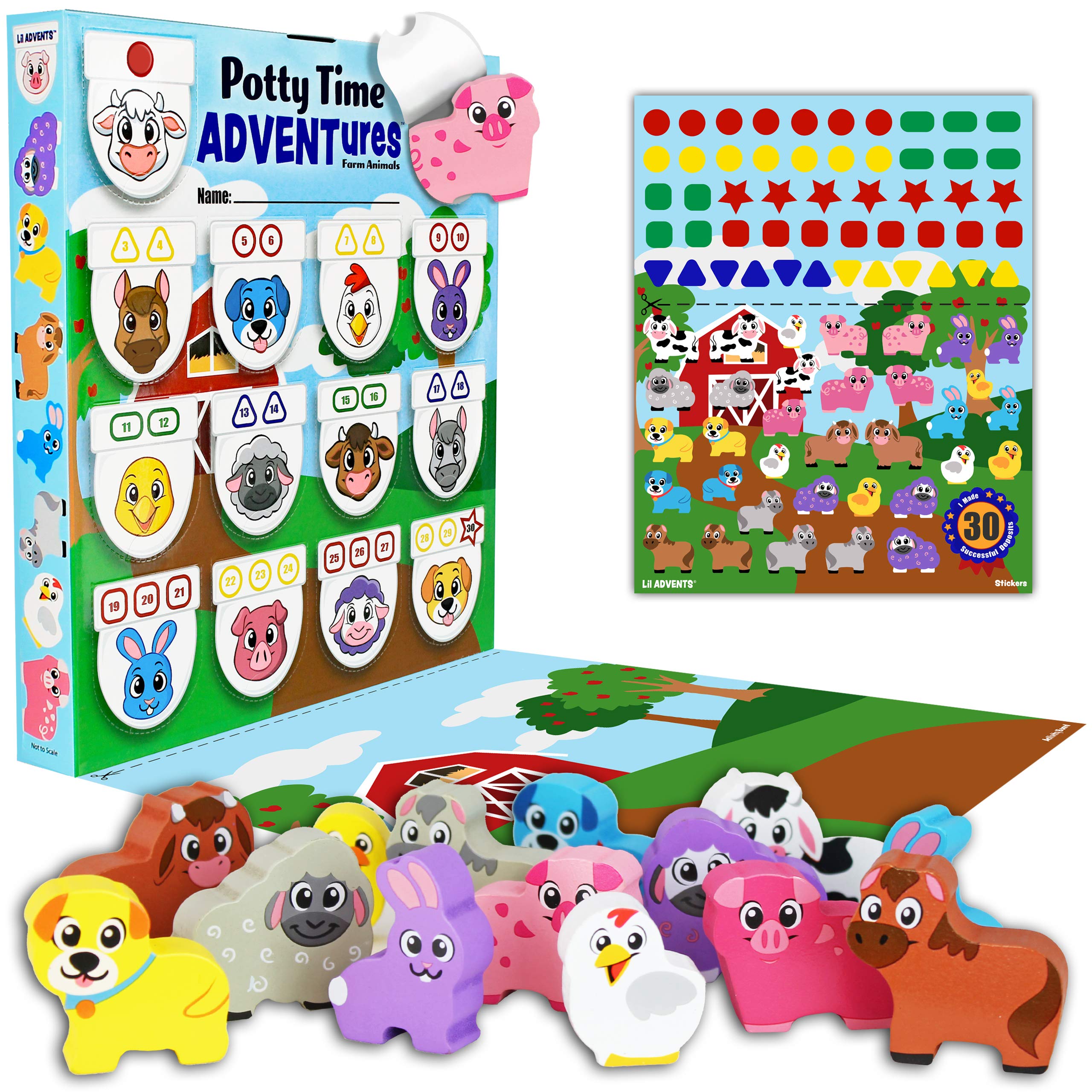 Buy LIL ADVENTSPotty Time Adventures Potty Training Advent Game As