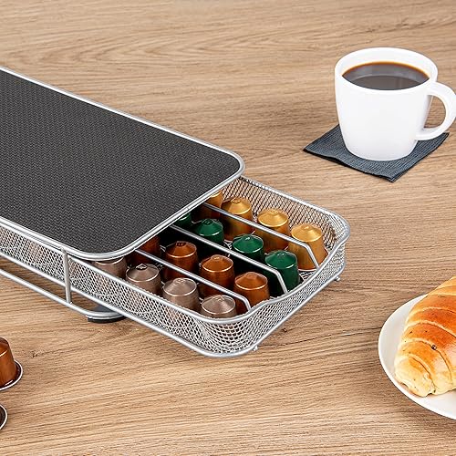 Miniatura 8 de Restpresso - Cajón para cápsulas de café de 14.8 x 7.3 x 2.4 pulgadas, 1 cajón de cápsulas de alta resistencia, capacidad para 40 cápsulas