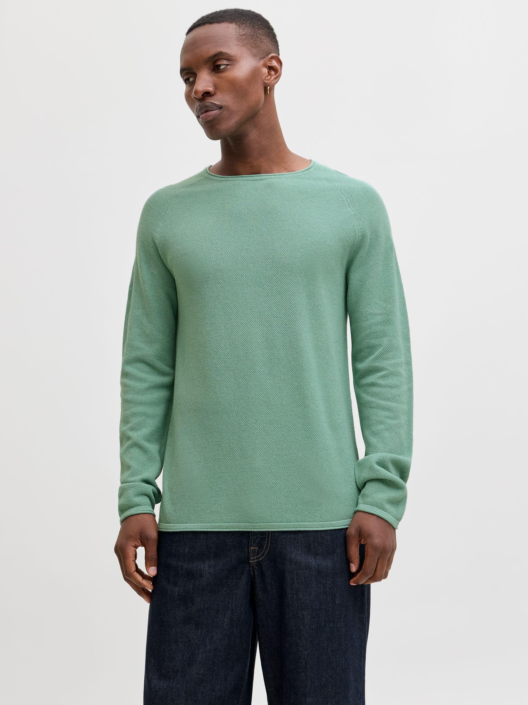 JACK & JONES Knitted Pullover Plain Knitted Pullover