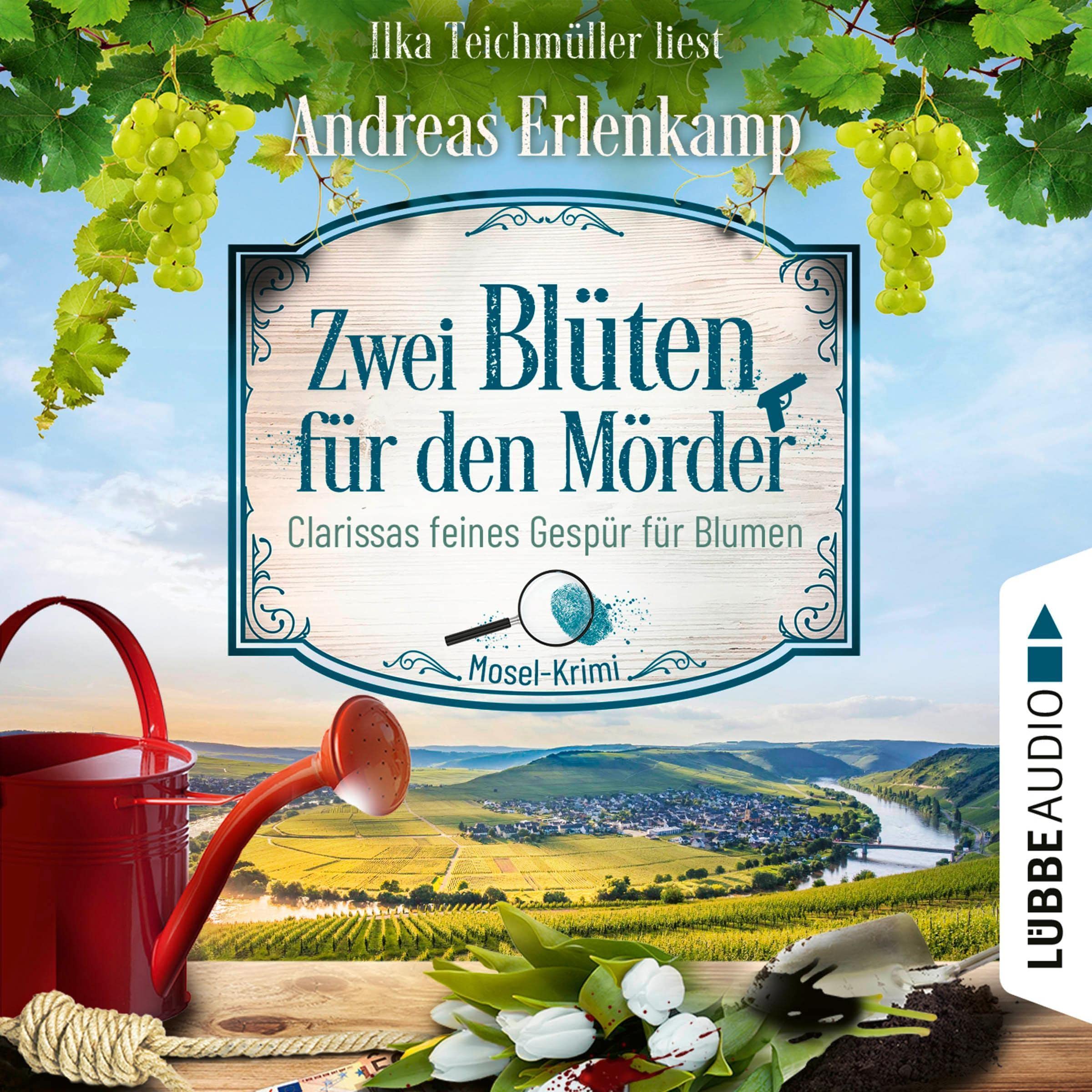Cover art for Zwei Blüten für den Mörder - Clarissas feines Gespür für Blumen