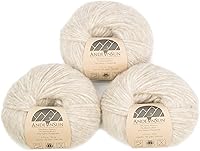 Vista 7 de Juego de 3 hilos de lana merino de alpaca bebé [426 yardas en total] negro, #4