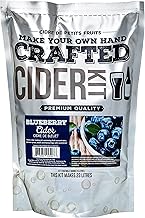 ABC Crafted Series Cider Making Kit | Hard Cider Making Ingredients for Home Brewing | Yields 6 Gallons of Hard Cider (Blueberry)