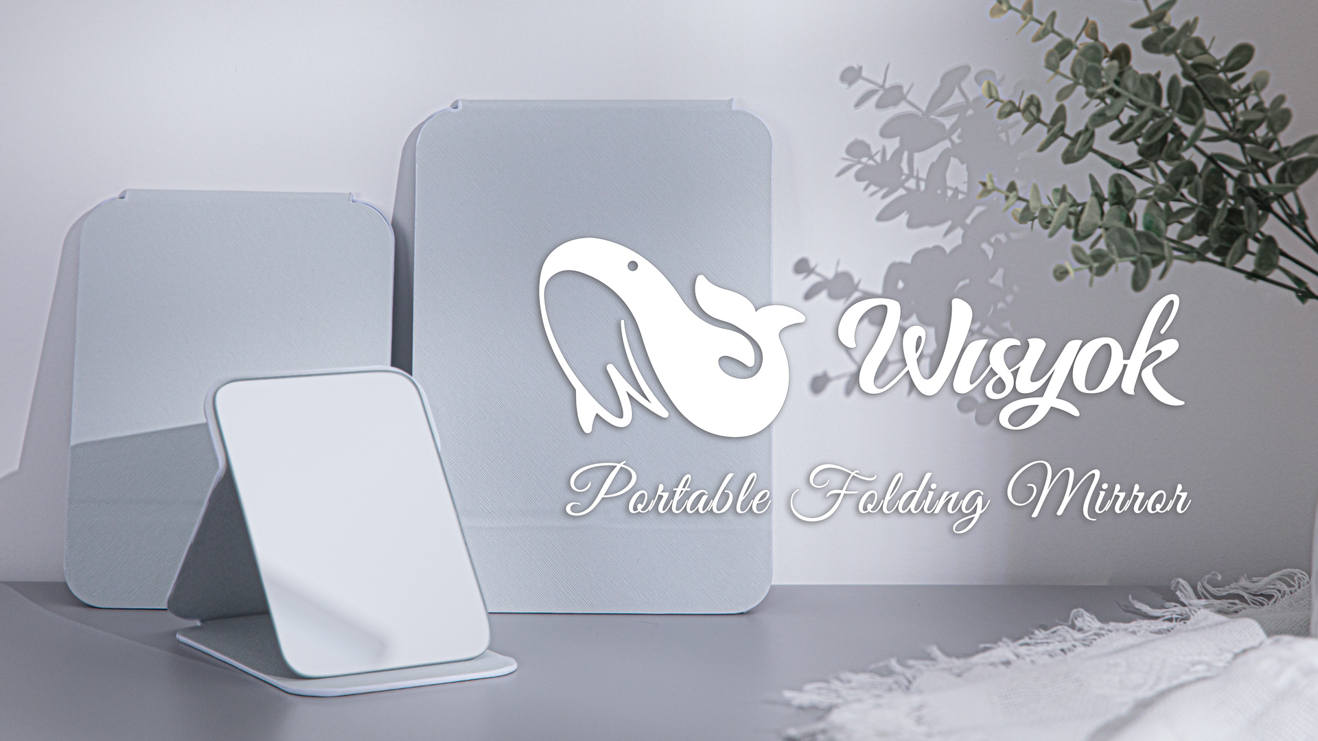 OSDUE 25,5x18cm opvouwbare tafelspiegel met PU lederen make-upspiegel, draagbare reisspiegel, opvouwbare spiegel met standaard draagbaar, desktop
