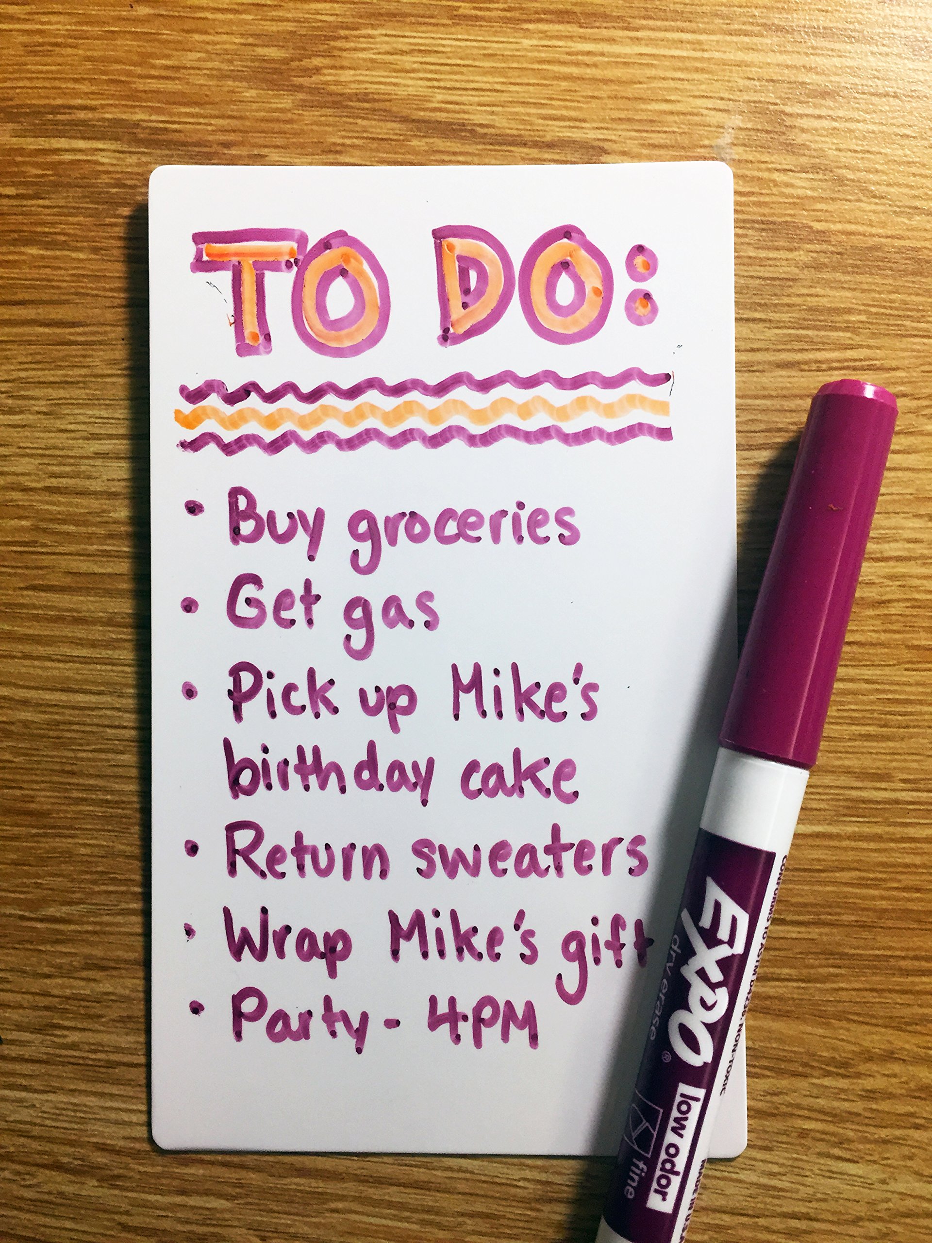 Buy Dry Erase Index Cards 48pcs Laminated Cards Blank Reusable Dry