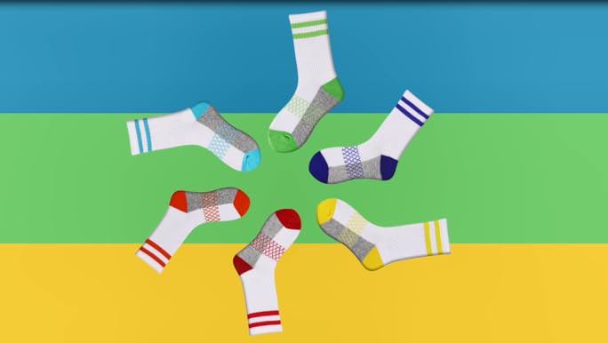 【新品未使用】COACH NEW YORK MENS CALF SOCKS2足組 New Balance Stripe Mid Calf Socks 3P ホワイト/ブラック
