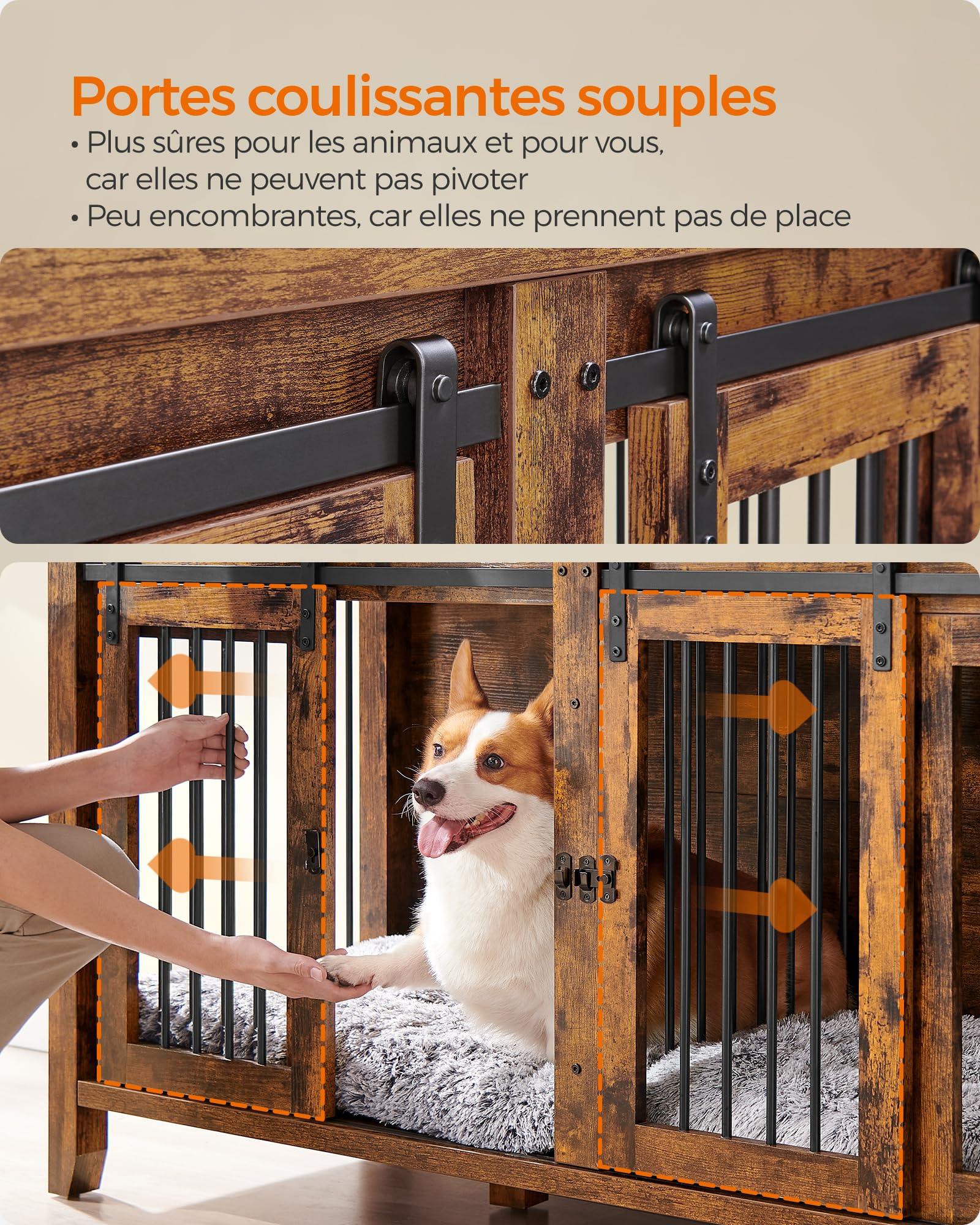 Feandrea Cage pour Chien PFC301X01