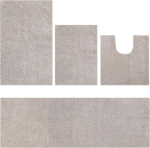 Miniatura 48 de Better Trends Micro Collection is BAMI2134TL - Alfombra de baño de felpa ultrasuave y absorbente, 100% poliéster en colores vibrantes, 21 x 34 Azul