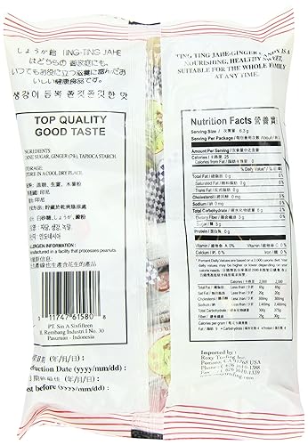 Miniatura 2 de Ting Ting Jahe Caramelo de jengibre, 5.25 onzas