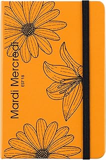 モレスキン × マルディ メクルディ(Mardi Mercredi) ノートブック ハードカバー 横罫 ポケットサイズ(横9cm×縦14cm) オレンジ SENTBHP6625MI