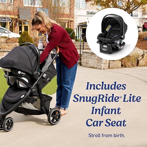 Miniatura 3 de Graco Sistema de viaje todo terreno Outpace LX - Combo de asiento de coche para cochecito incluye asiento infantil SnugRide 30 Lite