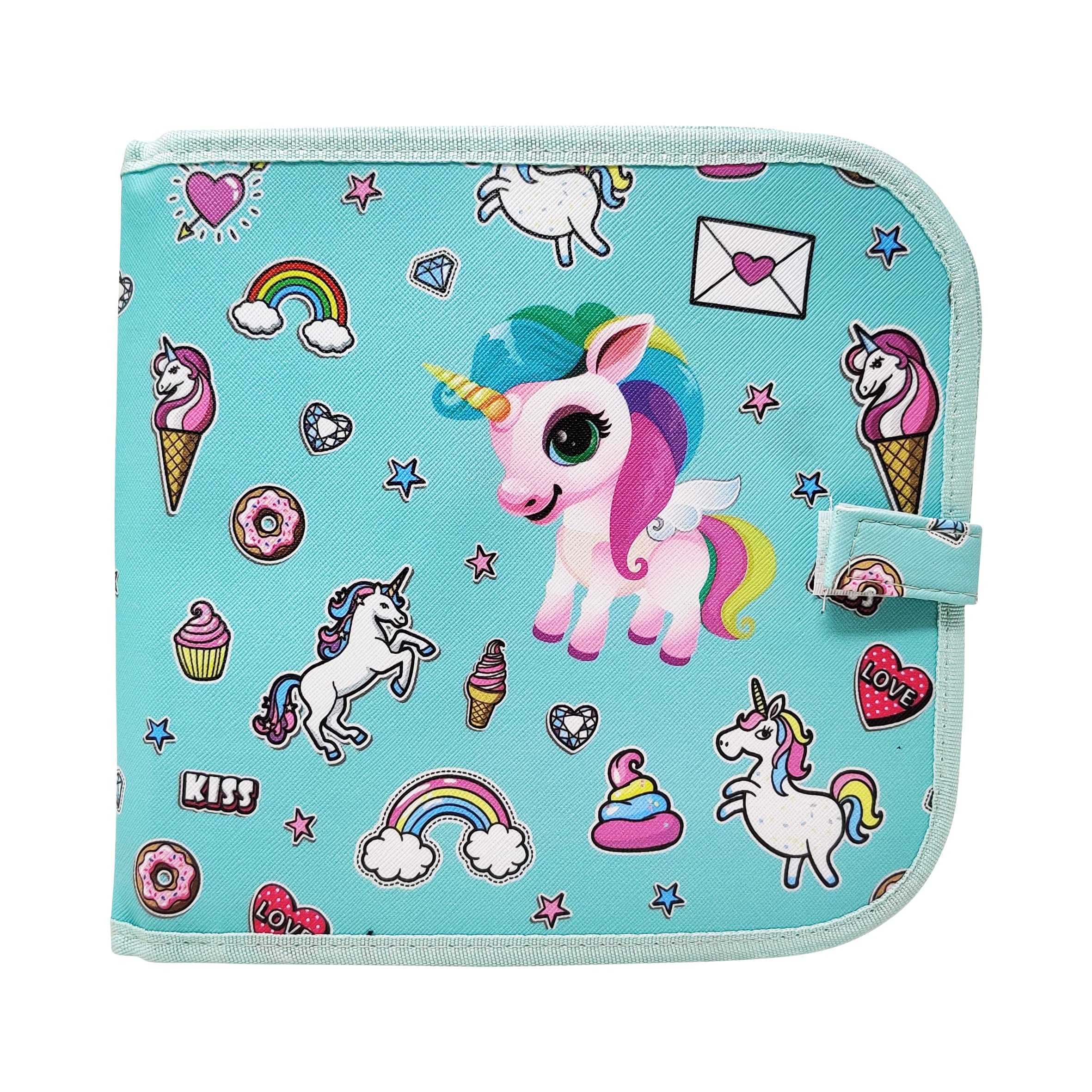 Parteet Unicorn Portable Drawing Coloring Book/Erasable Doodle Books with 12 Watercolor Pens, Portable Drawing Pad Toys, Writing Boards/Drawing Book (Pack of 1) (B09GM9561W) Amazon Price History, Amazon Price Tracker