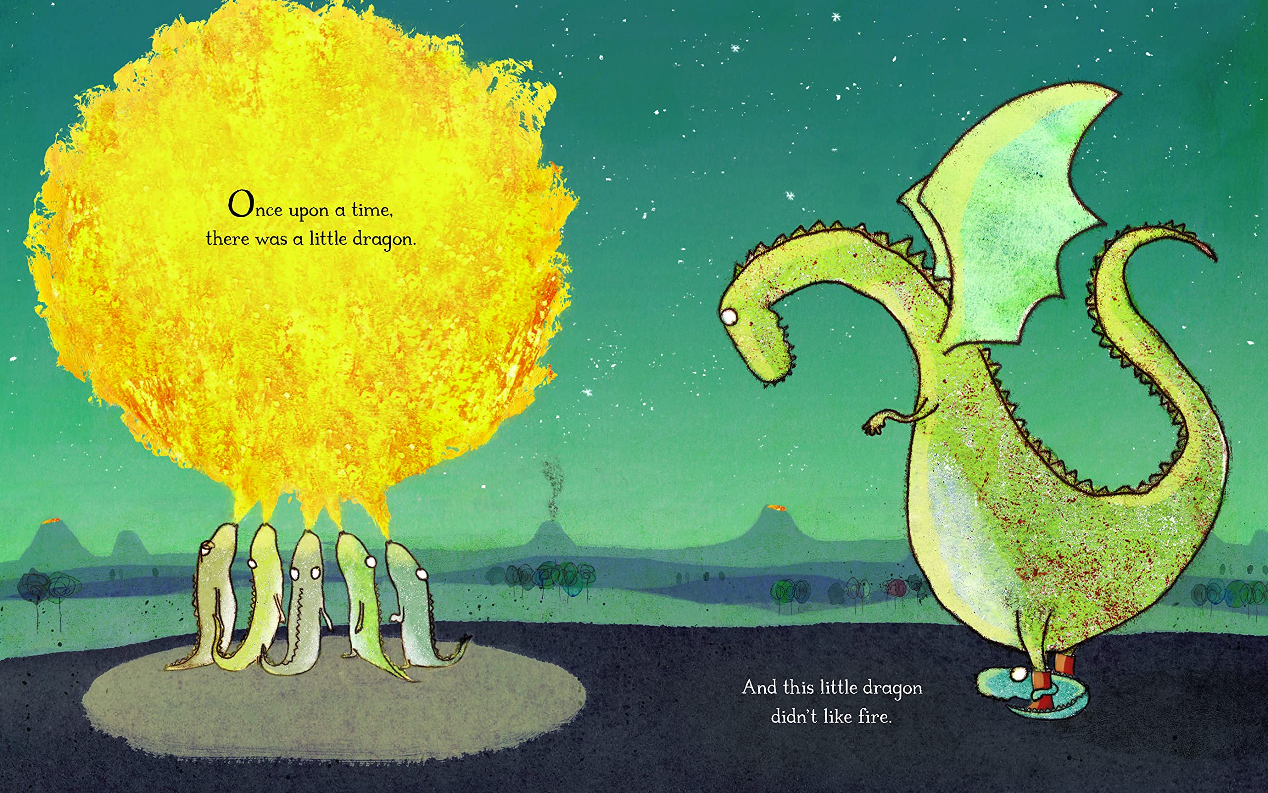 The Dragon Who Didn't Like Fire