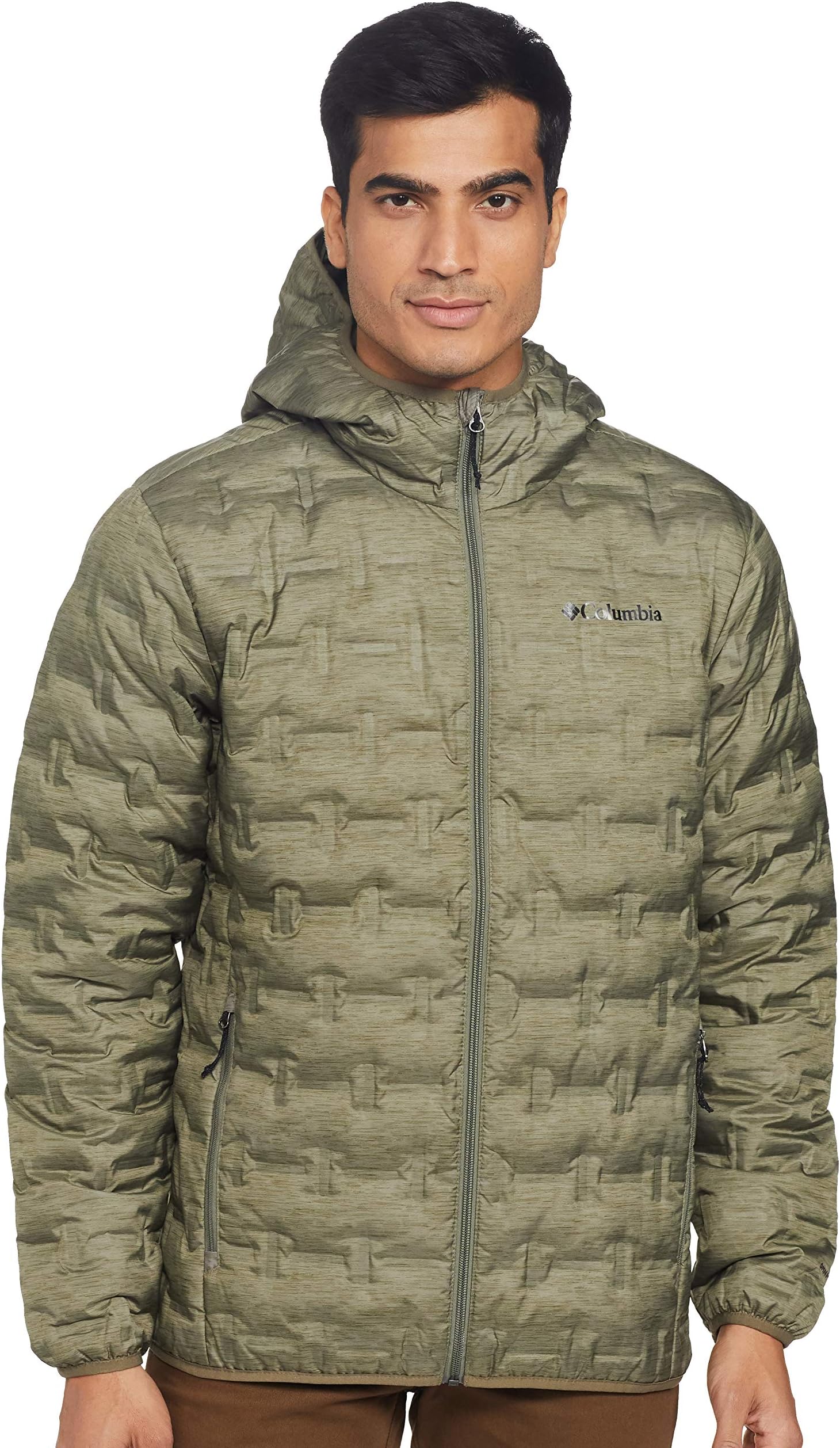 ColumbiaMen's Delta Ridge Down Hooded Jacket Hooded Puffer Down Jacket (pack of 1)