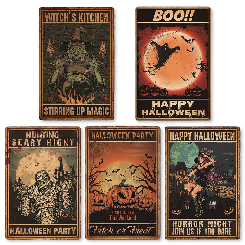 デザイン看板A4】ハロウィンかぼちゃpn飾り★インテリア絵ブリキ看板グッズ デザイン看板A4】ハロウィン飾りかぼちゃ☆壁面ポスター絵ブリキ