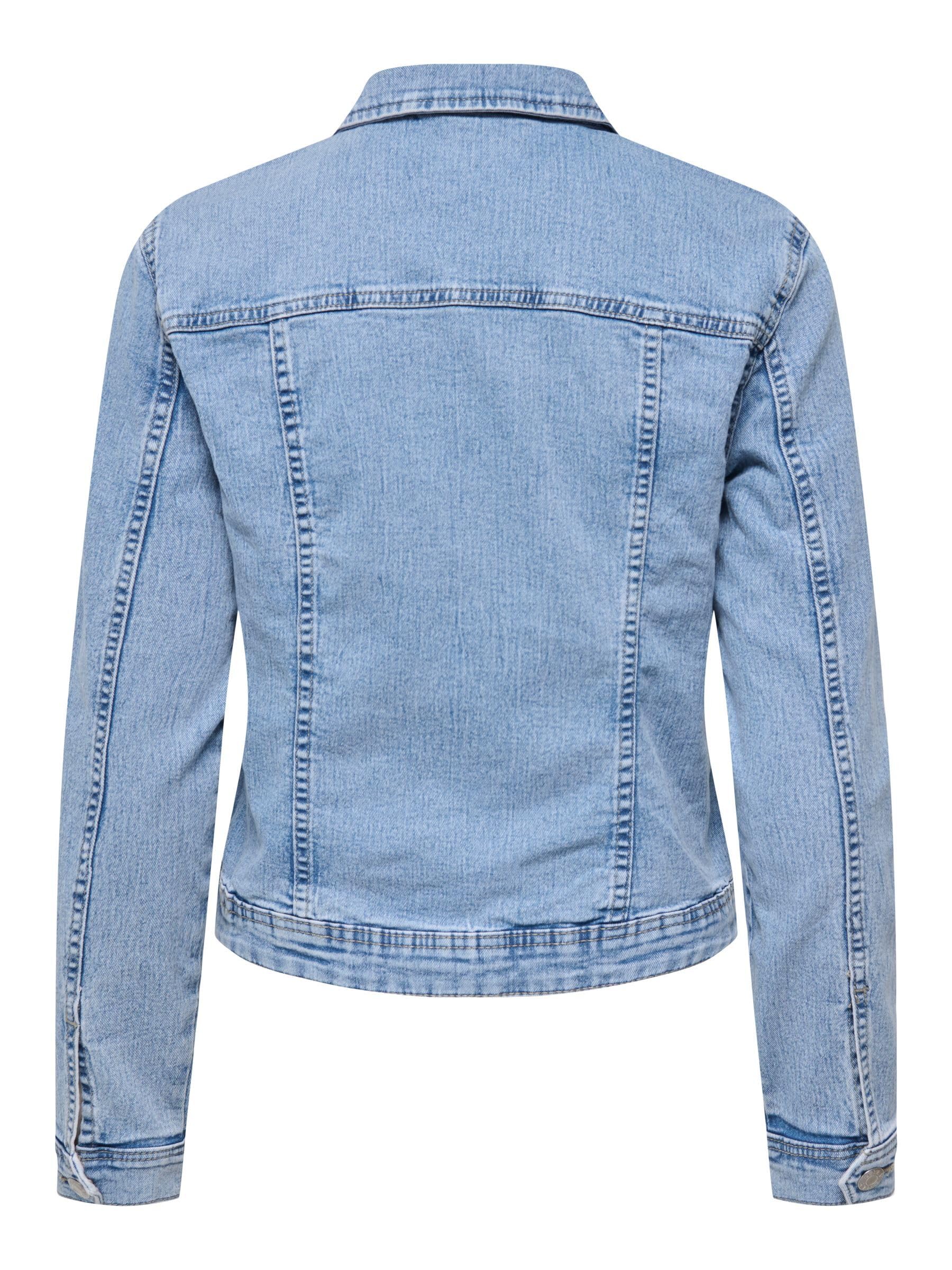 ONLY Onltia Dnm Jacket Col Pimbox Noos Giacchetto denim Donna