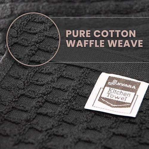 Miniatura 3 de Juego de toallas de cocina y paños de cocina de algodón (paquete de 6) I Toallas de mano de cocina  Toallas de cocina de algodón para secar platos