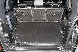 Premium Cargo Liner for Land Rover Defender 7 Seat Model Only Behind 2nd Row 2020-2025 - 100% Protection - Custom Fit Car Trunk Mat - All-Season Black Cargo Mat - 3D Shaped Laser Measured Trunk Liners