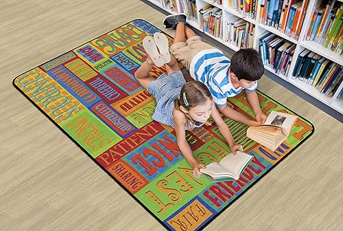 Miniatura 2 de Flagship Carpets. Alfombra educativa para el aula, para niños., Multicolor, 1