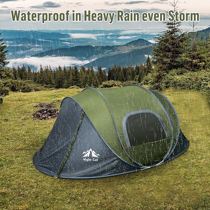 Carpa Pop Up Night Cat para 2 Personas Impermeable miniatura 5
