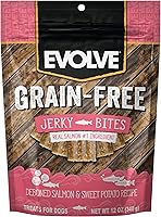 Vista 1 de Evolve Golosinas para perros de salmón y batata sin granos