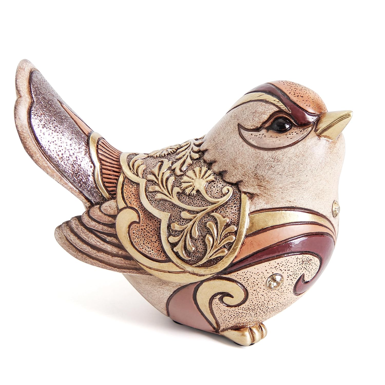Bird Figurines For Home Decor Bird Statue Sculpture For Shelf Decor Accents Boho Bird Decorations For Table Office
