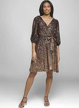 DKNY Women's Ombre Sequin Surplice Dress, Copper Multi, 8, Copper Multi, 14 : Amazon.co.uk: Fashion DKNY Women's Ombre Sequin Surplice Dress, Copper Multi, 8, Copper Multi, 14 : Amazon.co.uk: Fashion