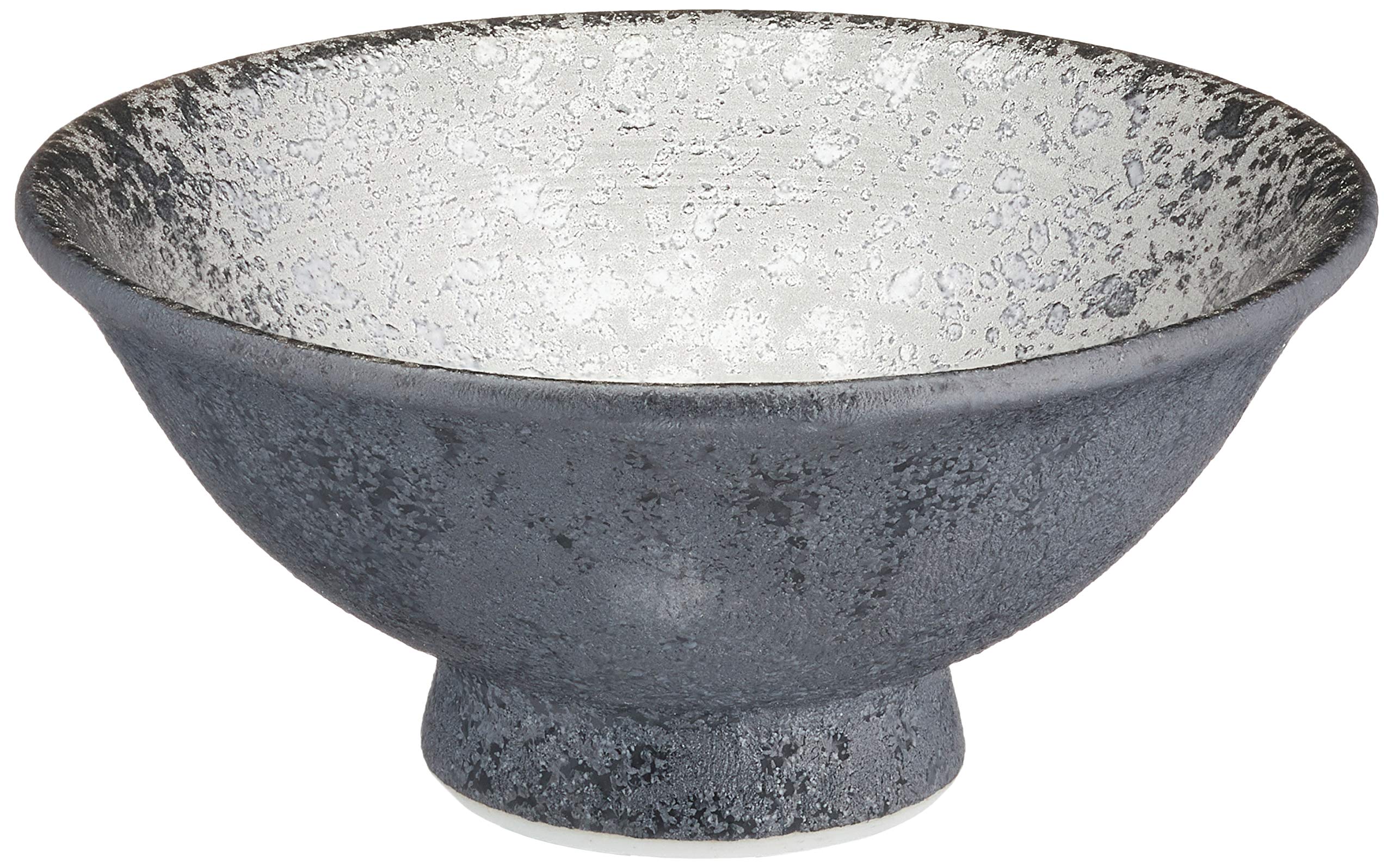 Arita Ware Crystal Silver Sakazuki Flat Sake Cup Porcelain 1oz Japan