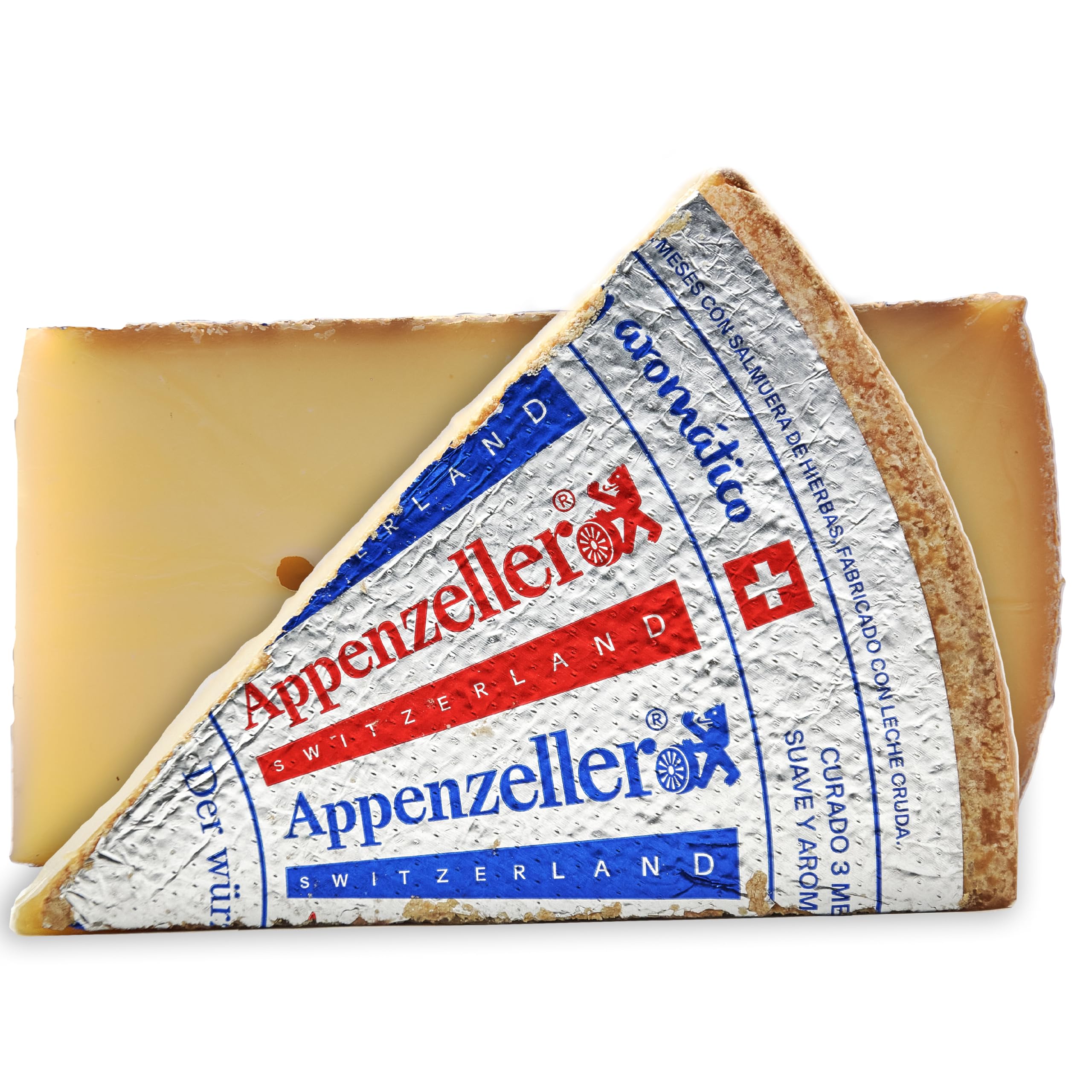 Käse Schweizer-Hartkäse Appenzeller AOC ca. 0,8 kg original Käse-Spezialität drei Monate mit Kräutersulz gepflegt natürlich würzig ohne künstliche Zusätze