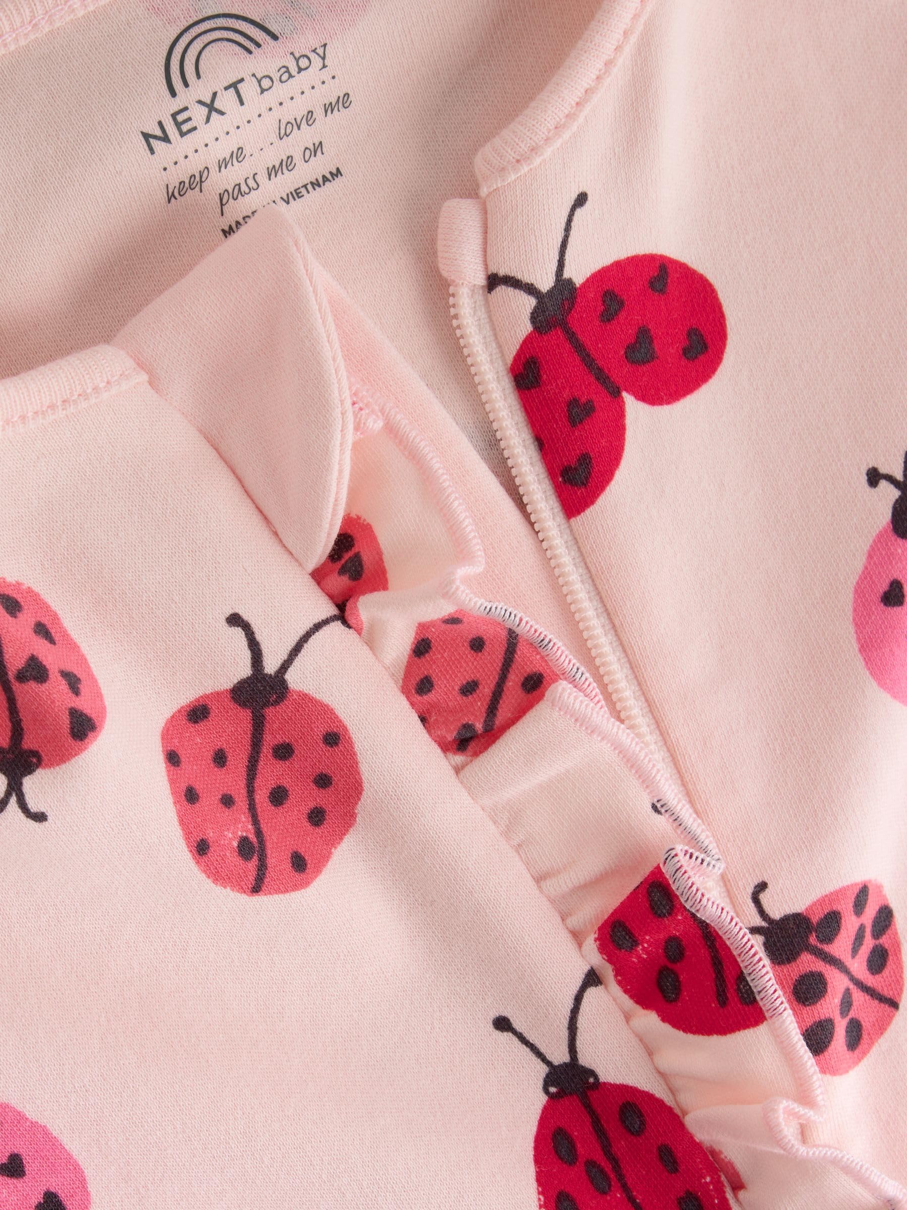 NEXT Bambina Confezione da 3 Tutine per Neonati con Zip bidirezionale