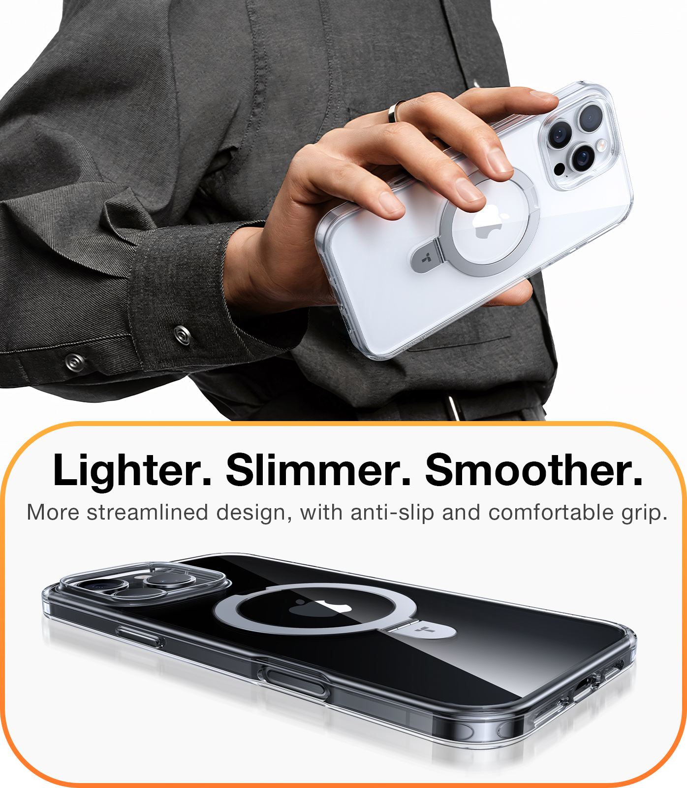 Amazon.com: TORRAS Smarter Magnetic Stand for iPhone 16 Pro Max