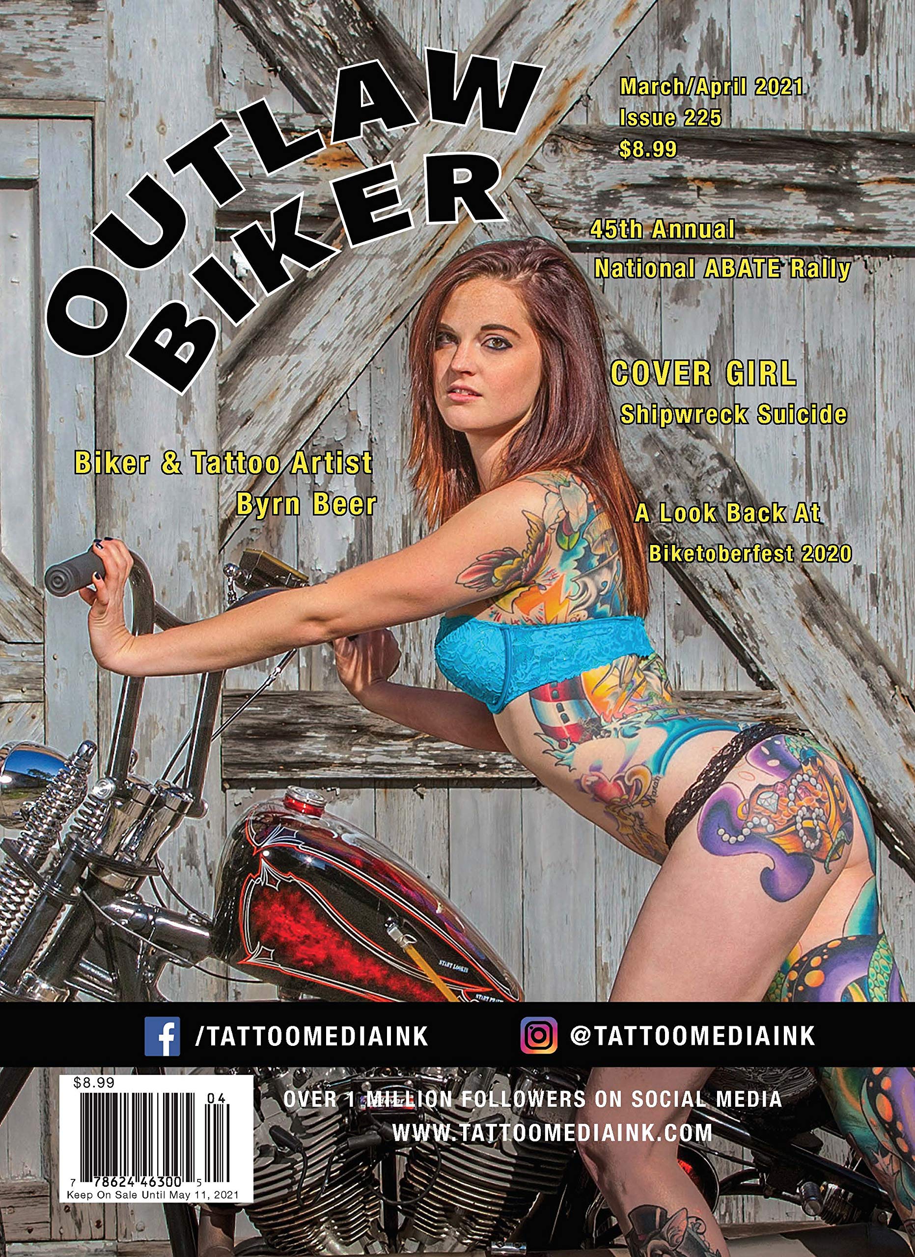 Outlaw Biker Magazine Issue 225