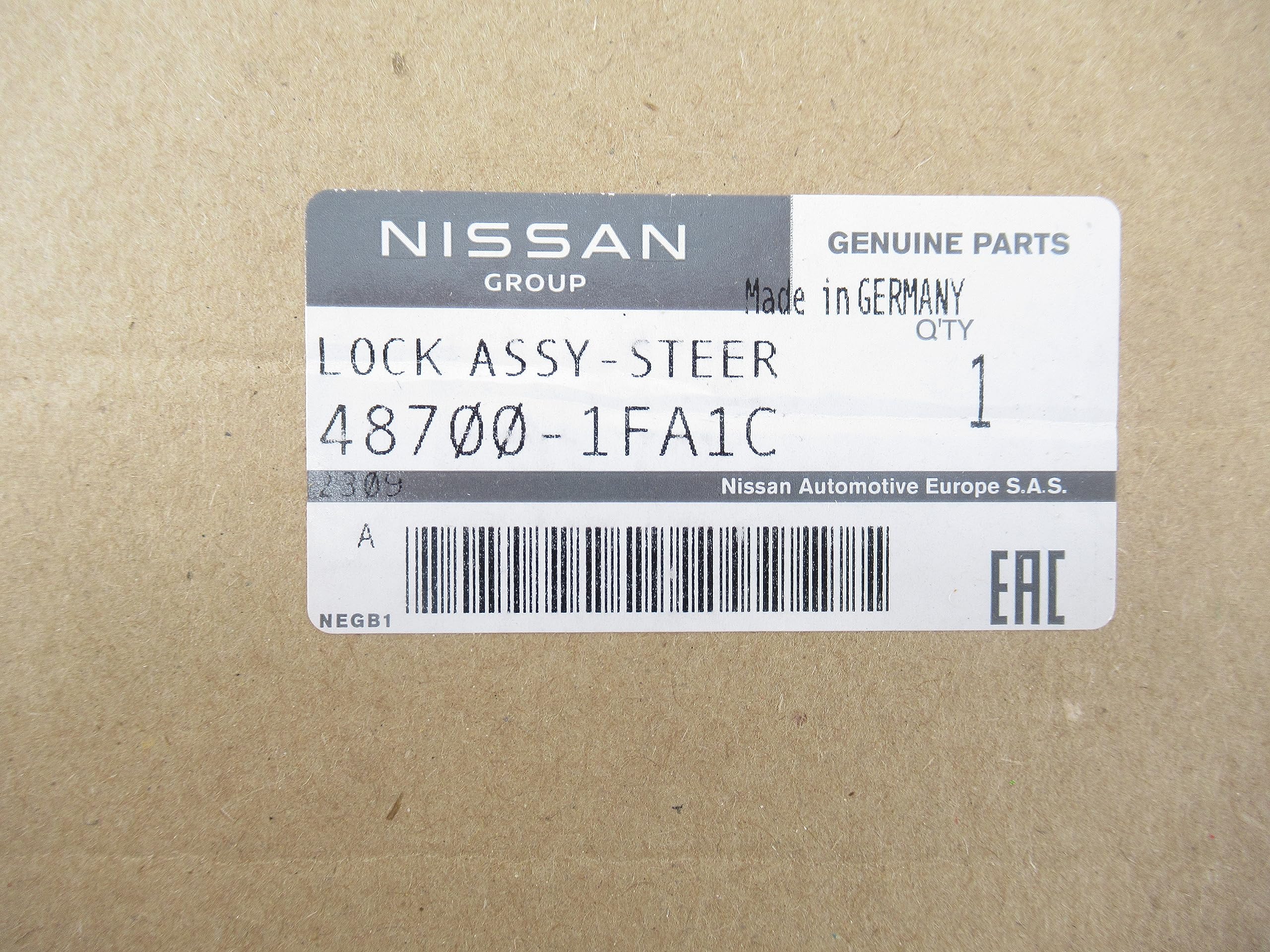 Amazon.com: OEM Genuine Nissan Steering Lock Ignition Lock