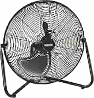 Ironton 20" High Velocity Floor Fan – 3600 CFM, 3-Speed, Indoor/Outdoor Metal Fan (Model KLA-2050)