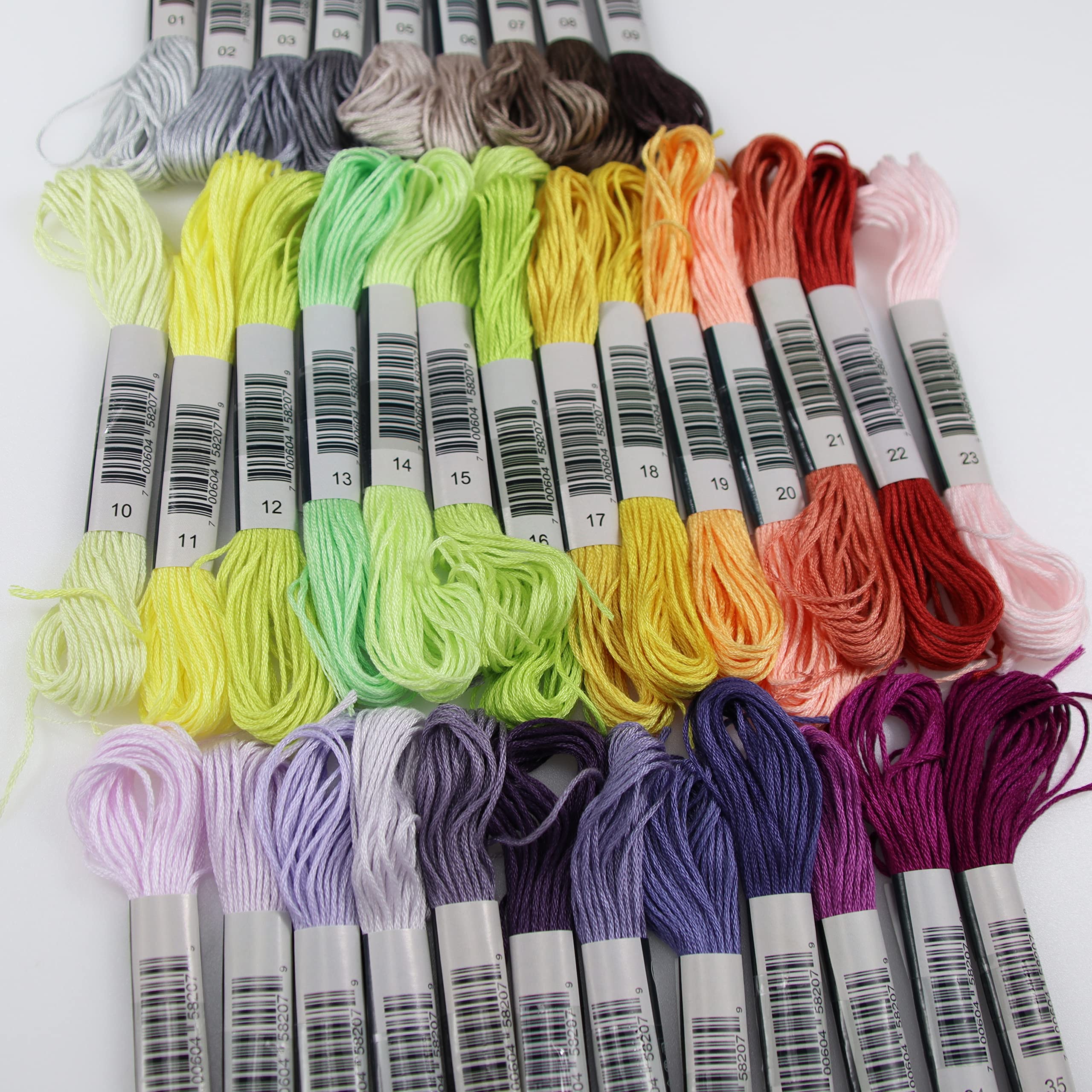KCS35 skeins Cross Stitch Floss Embroidery Threads