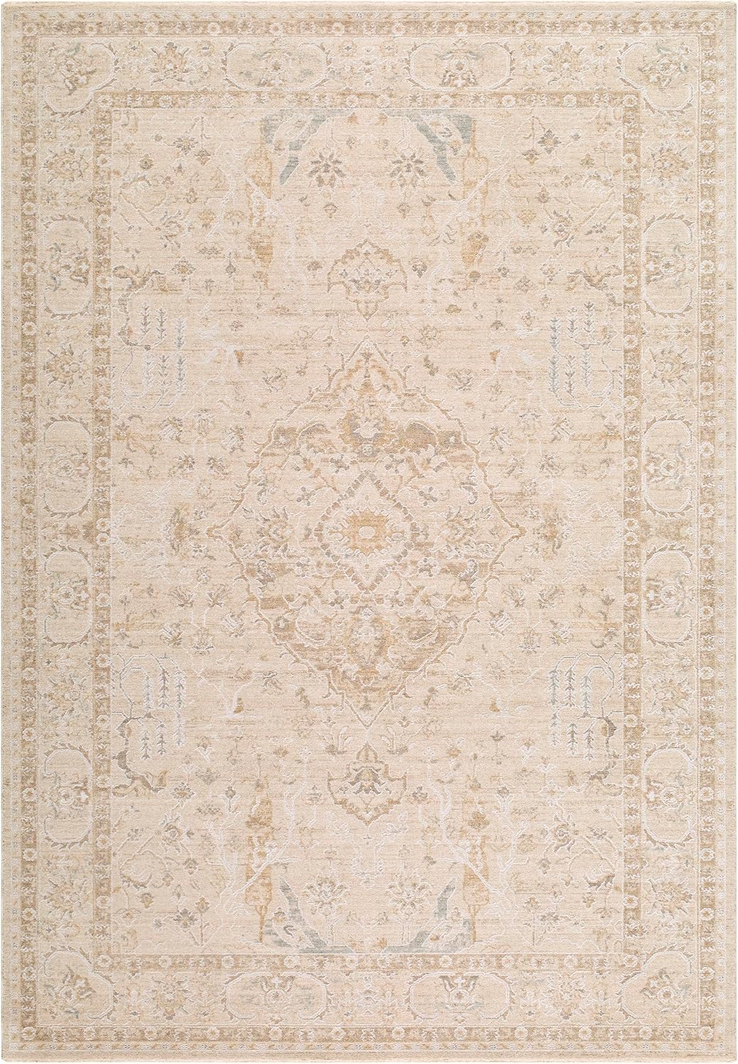 Livabliss x Rachel Zoe The Vintage Edit Traditional Area Rug, 7'10" x 10'2", Beige