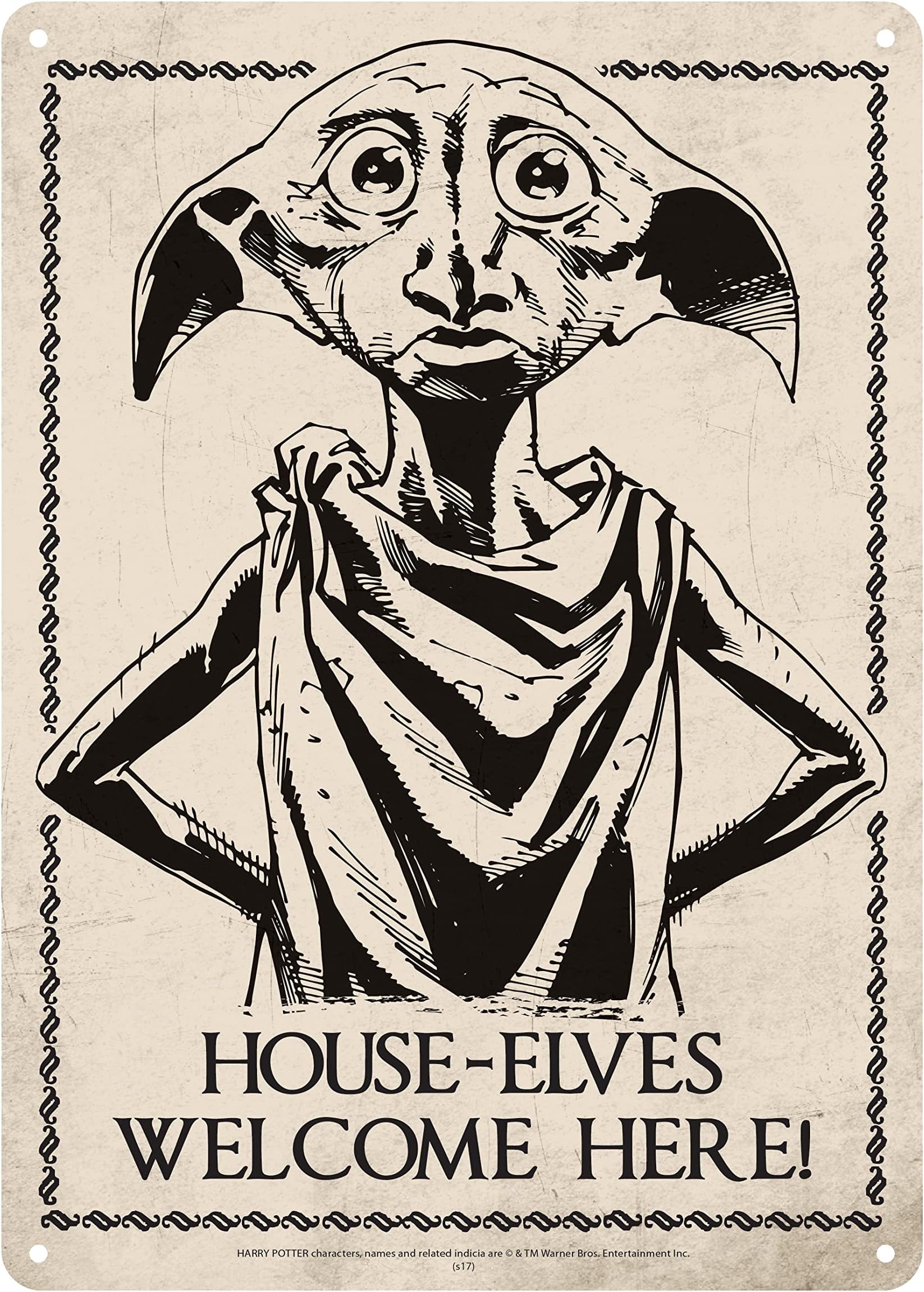 Amazon.com: Harry Potter Hogwarts Room of Requirement Small Tin Sign