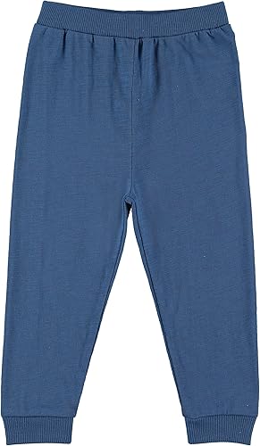 Miniatura 4 de Cudlie Paquete de 5 pantalones deportivos para bebés y niños pequeños, pantalones deportivos ligeros y cónicos, pantalones deportivos de descanso