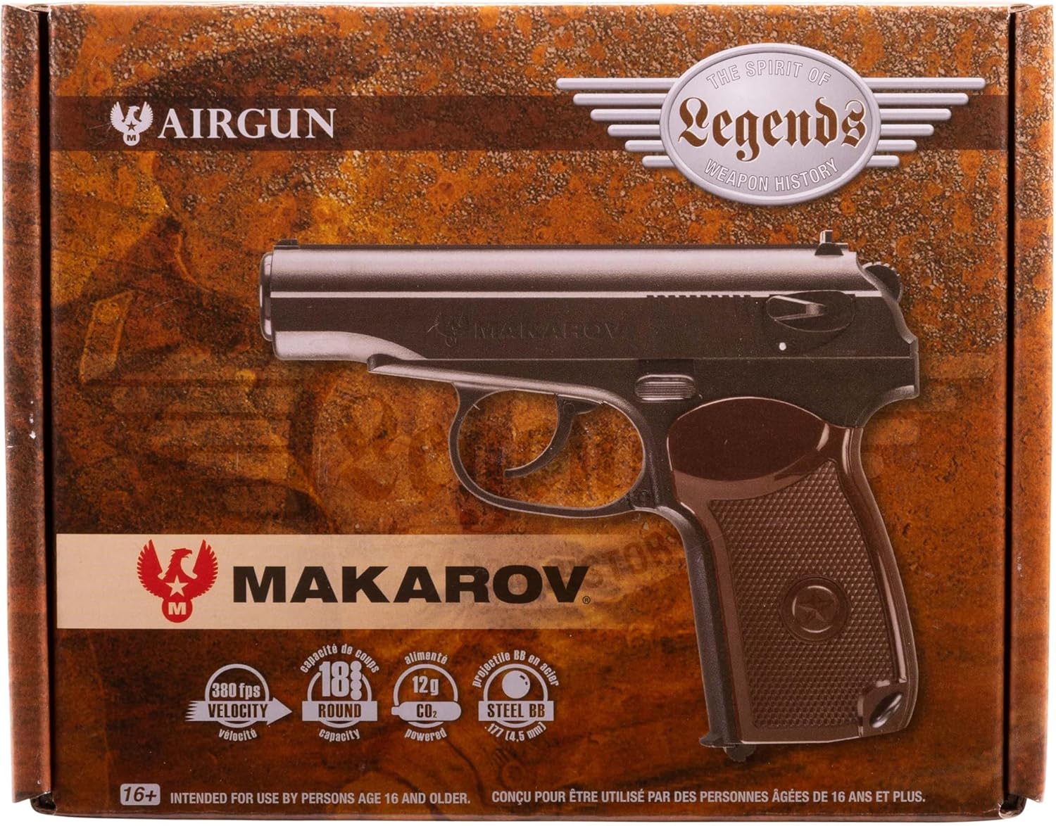 Umarex Legends Makarov All Metal .177 Caliber BB Gun Air Pistol