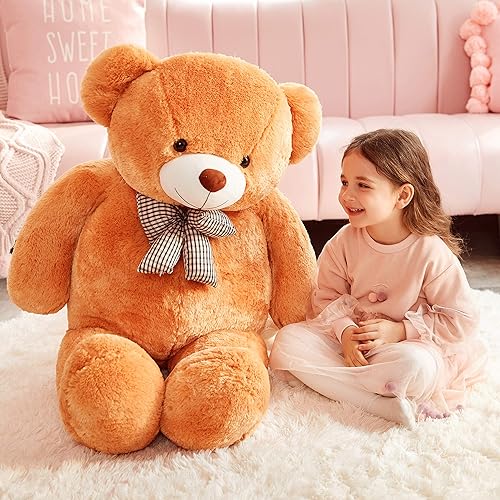Miniatura 3 de IKASA Oso de peluche gigante (marrón, 47 pulgadas)