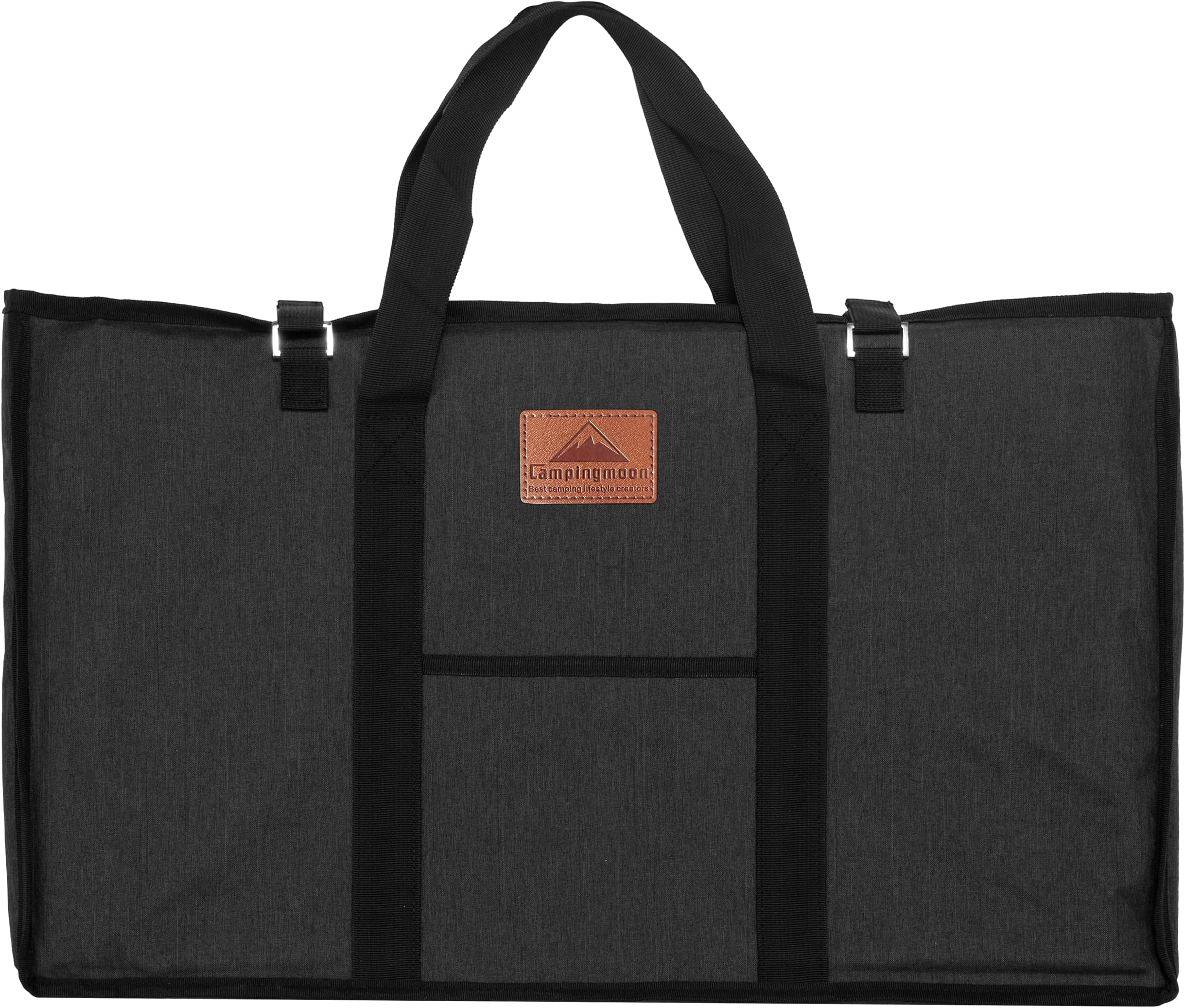 camping moonCAMPINGMOON 25.2"x15.2" Storage Bag with Inside Cushioning Material for Outdoor Folding Rack Table Carrying Bag Gray B-230-H