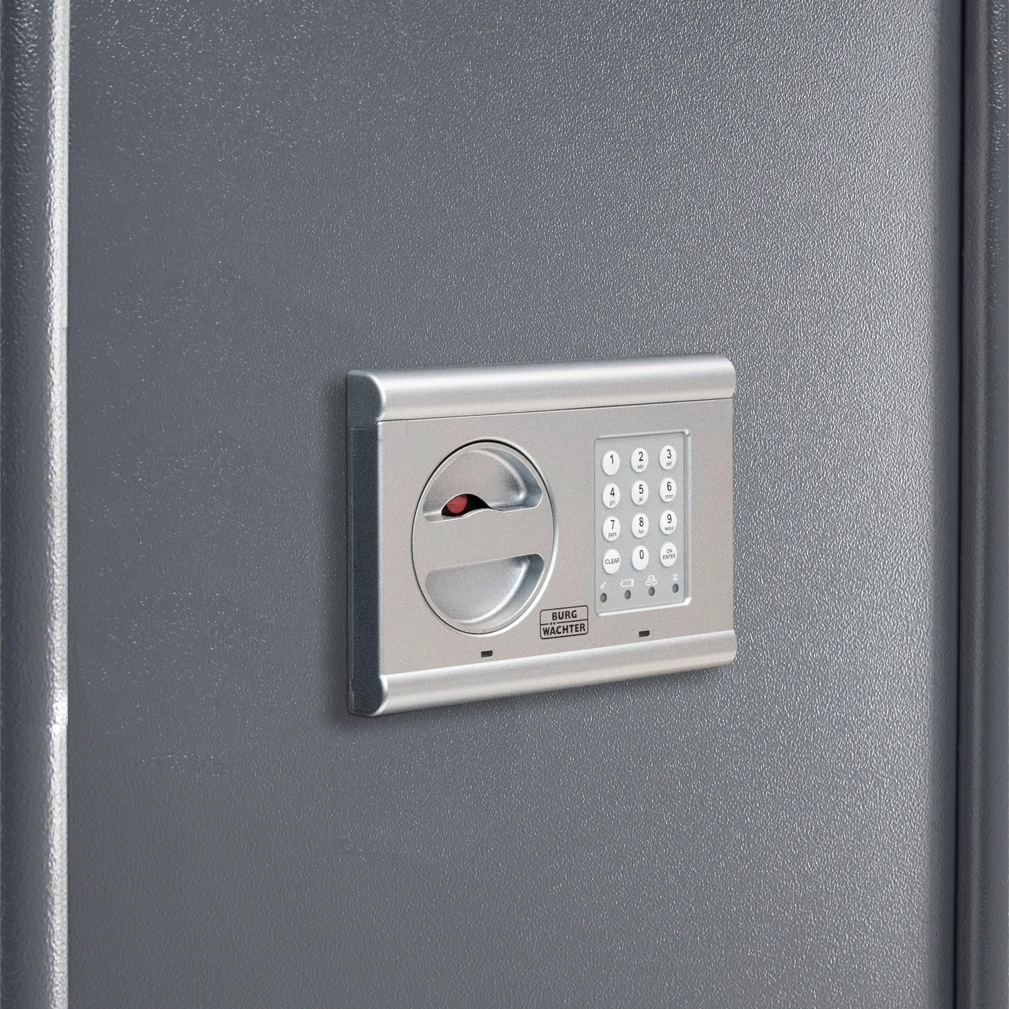 BURG-WÄCHTER Armero con cerradura electrónica, Grado de resistencia 0, Protección antirrobo EN 1143-1, Nivel de seguridad S2, Probado por VdS, 51 l, 80 kg, Magno M 540 E