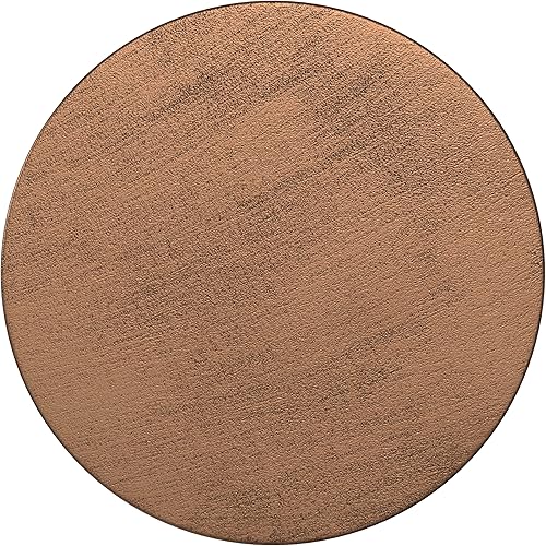 Miniatura 4 de SIMPLIHOME Johnsen Boho - Mesa auxiliar grande de metal de 15 pulgadas de ancho en cobre antiguo, totalmente montada, para sala de estar y dormitorio