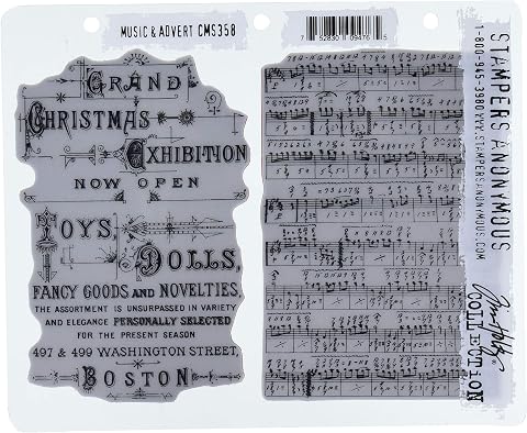 Stampers Anonymous ClingStamp TH Music & Advert