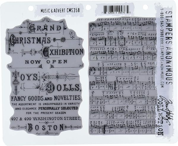Stampers Anonymous ClingStamp TH Music & Advert
