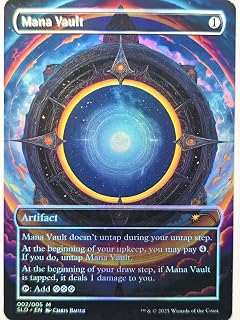 Gorgeous Style Mana Vault 01 Foil by CB- Alternative Custom Art Artifact MTG
